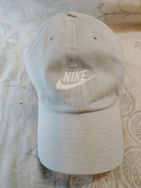 Nike Light Blue/White Embroidered Swoosh Baseball Cap